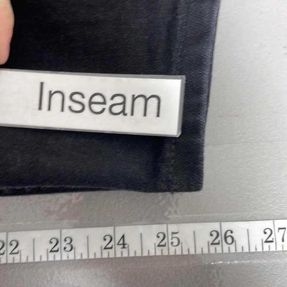 Everlane Jeans High Rise Skinny Ankle Black Denim Size 26 - Picture 8 of 11